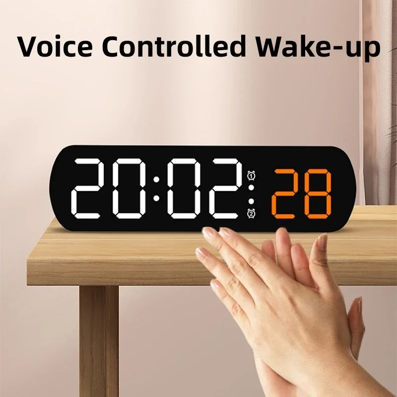 Digital Timer Countdown - Sterowanie głosem Cyfrowy budzik TEMP Data