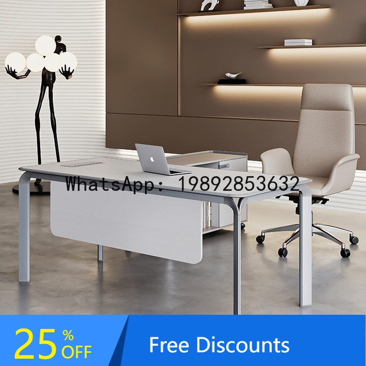 Office Tech Furniture - Biurko YFY, biurko menedżerskie, proste, nowoczesne,