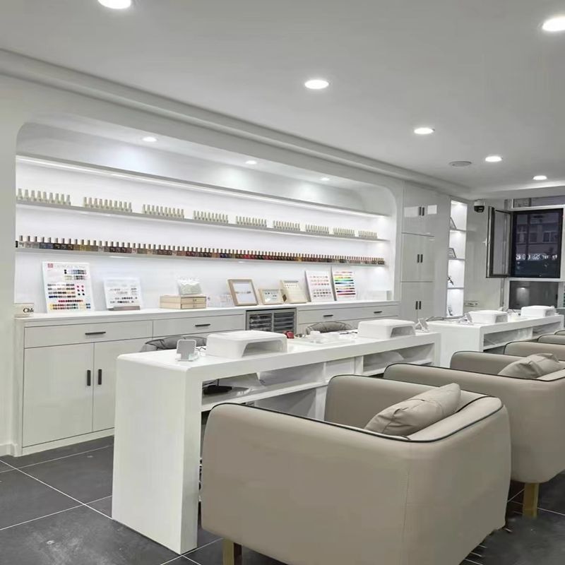 Office Tech Furniture - Stół do manicure Fotele Kosmetyczka Recepcja