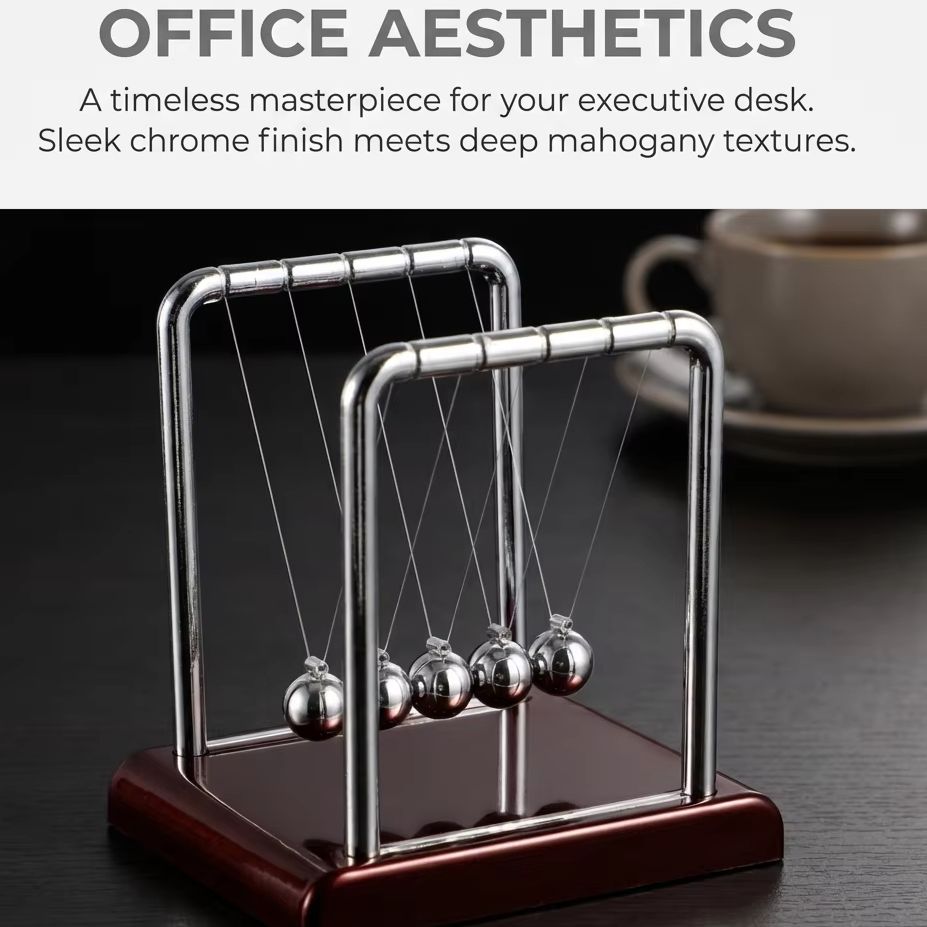 Office Technologies - Kołyska Newtona Wahadło Balansujące Piłki Fizyka