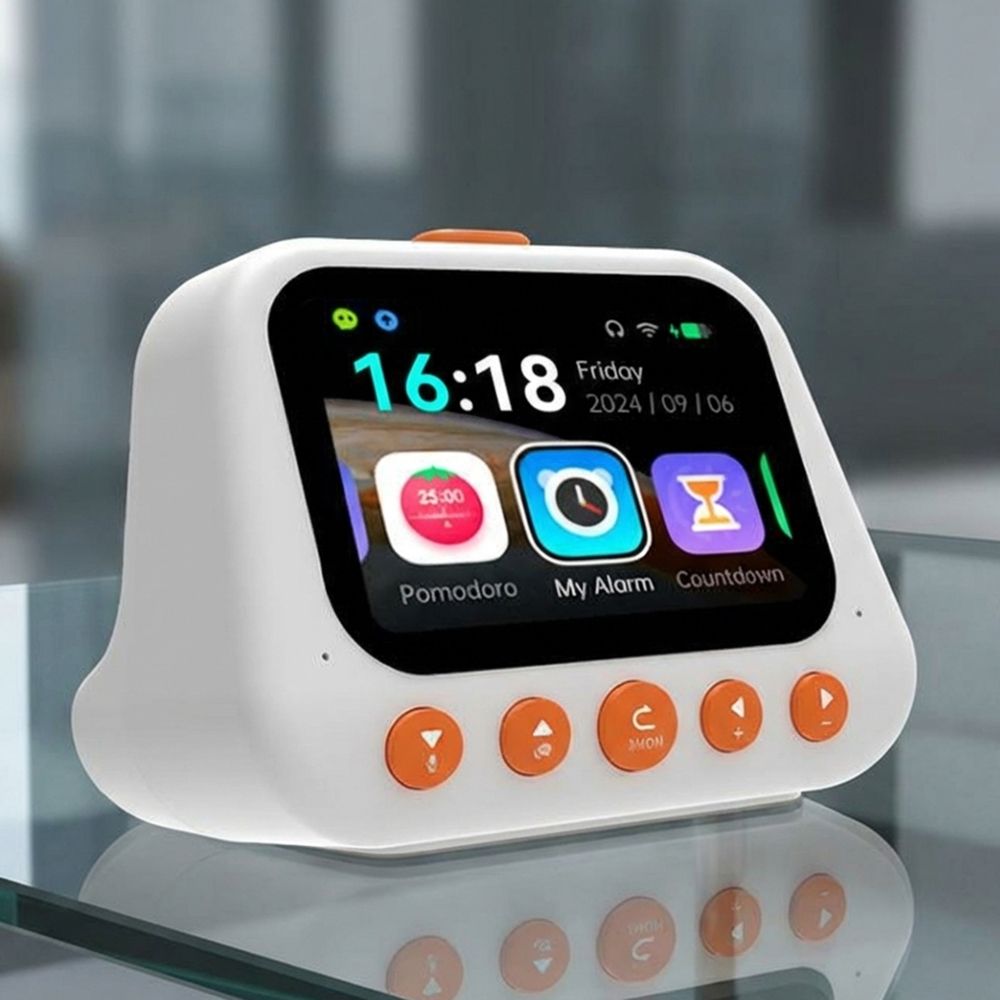 Digital Timer Countdown - Inteligentny budzik AI, mówiący towarzysz, zegar