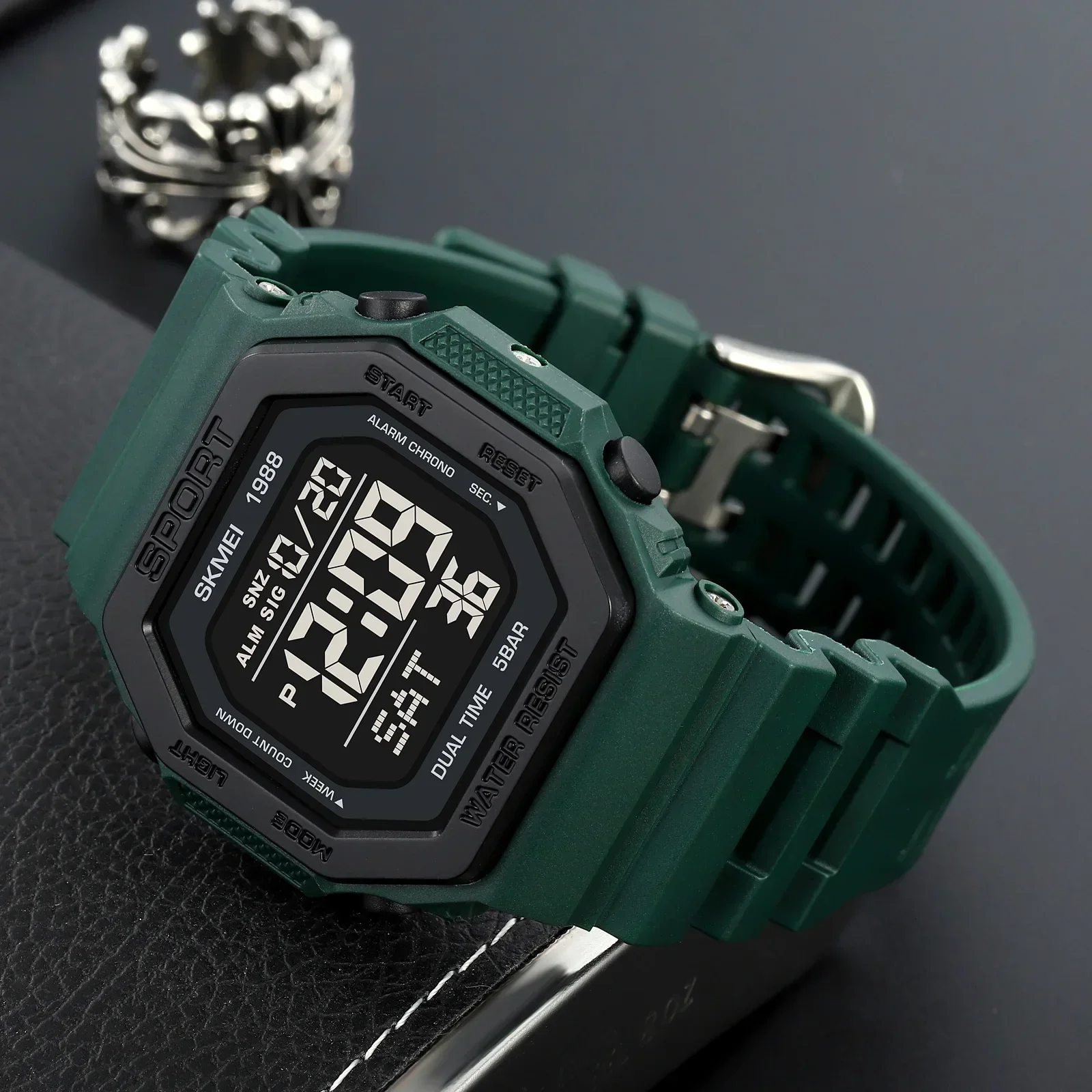 Skmei 1988 męski wojskowy zega – Digital Timer Countdown recenzja i cena