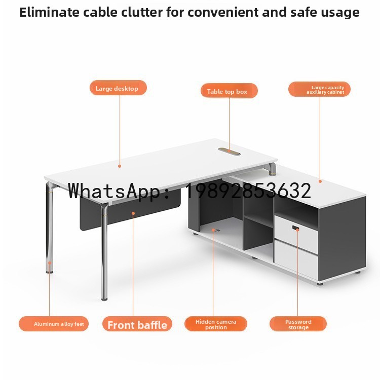 Biurko YFY Proste, Nowoczesne, – Office Tech Furniture recenzja i cena