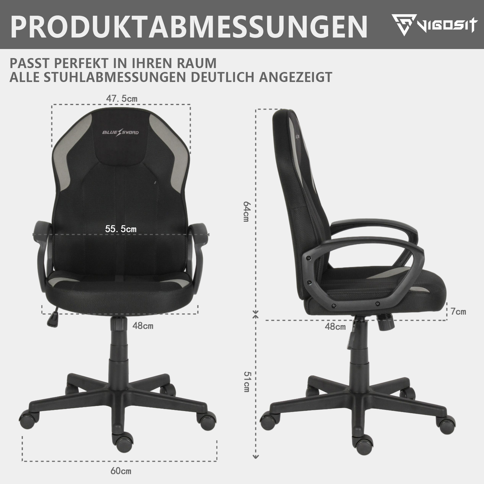 Ergonomiczne krzesło biurowe V – Office Tech Furniture recenzja i cena